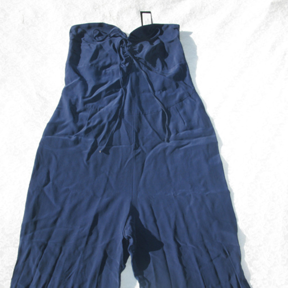 NWT Yumi Kim Blue Anthropologie NATALIE Dress Jumpsuit - Picture 12 of 16
